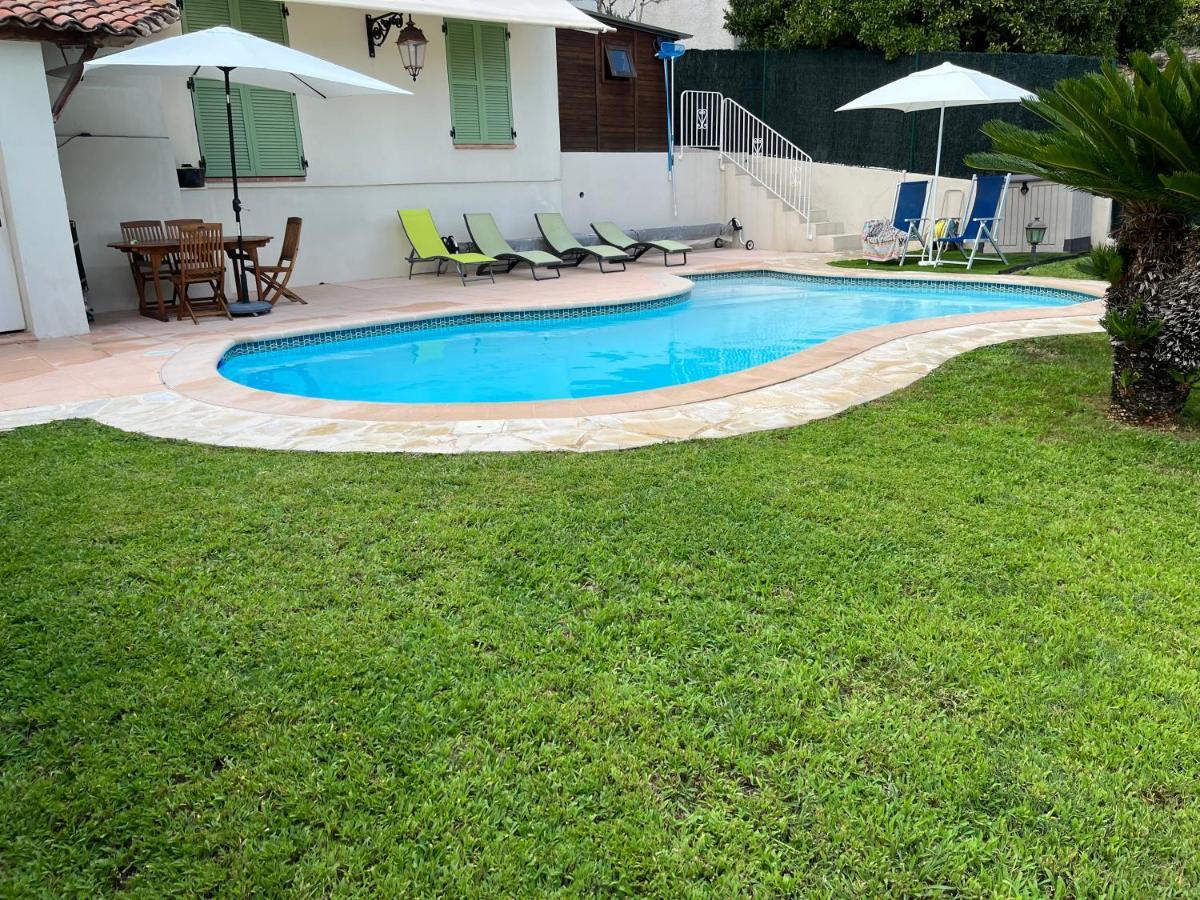 Villa Paradiso, Logement Avec Piscine, Nice Nord Экстерьер фото