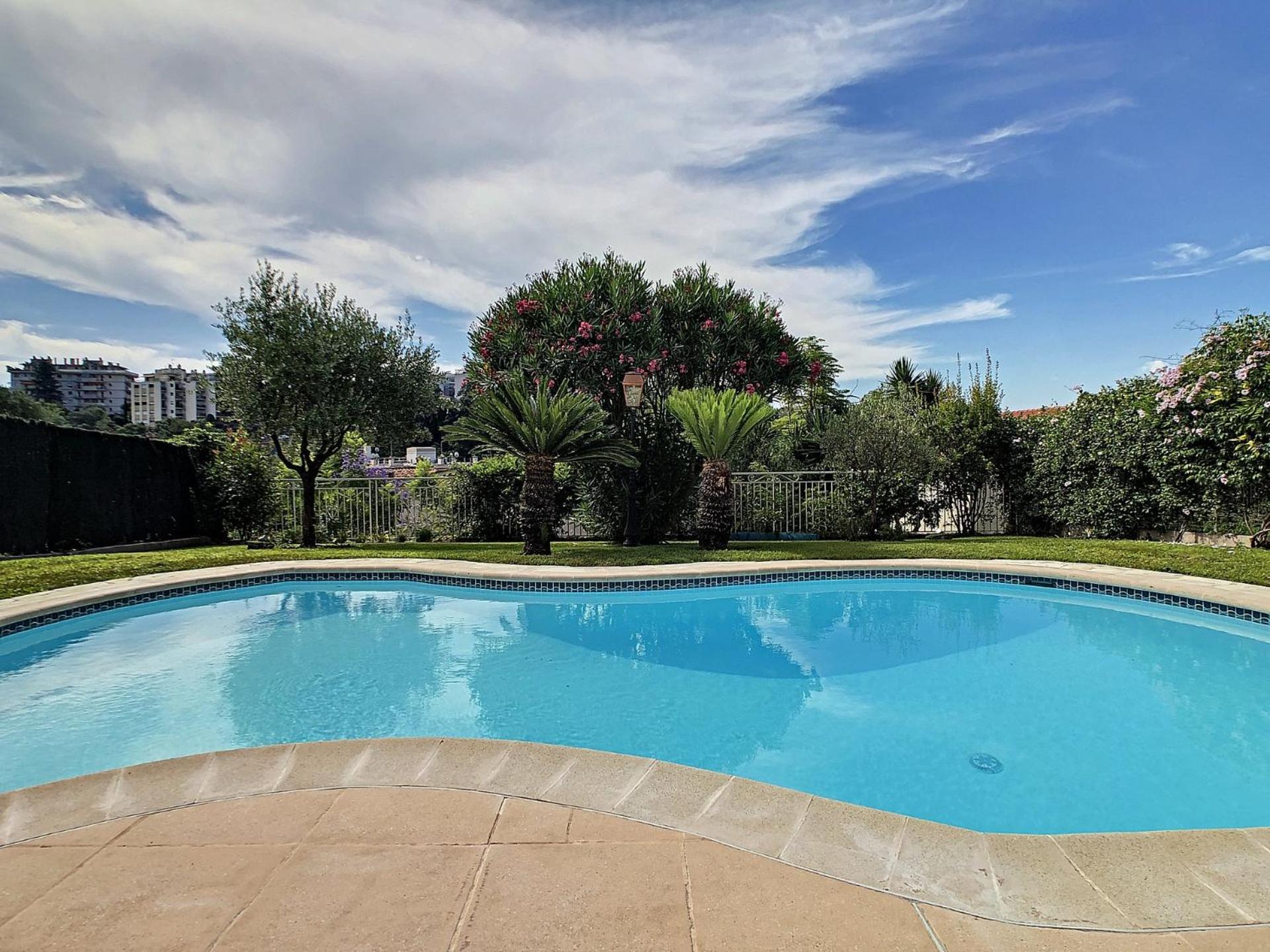 Villa Paradiso, Logement Avec Piscine, Nice Nord Экстерьер фото
